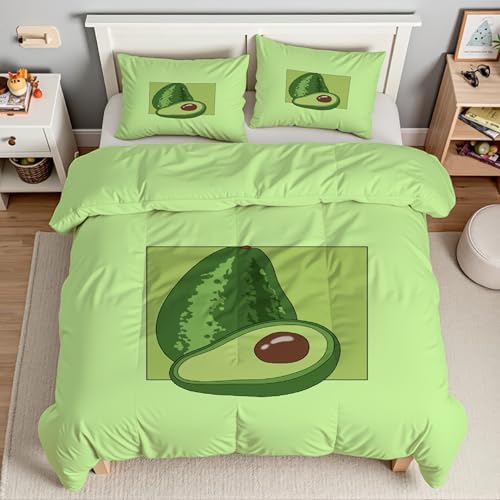 Housse Couette en Microfibre Douce 200x200 verte avec fermeture éclair - 3