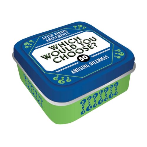 After Dinner Amusements: Which Would You Choose?: 50 Amusing Dilemmas (Dinner Party Conversation Card Game for Adults and Family, Gift for Host or Hostess)