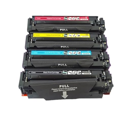 GLYPCGTS Cartucho De Tóner Compatible con Impresora Multifunción HP CE410A, CE411A, CE412A, CE413A Pro 300 Color, 305A, 1 Juego (Paquete De 4),Accesorios