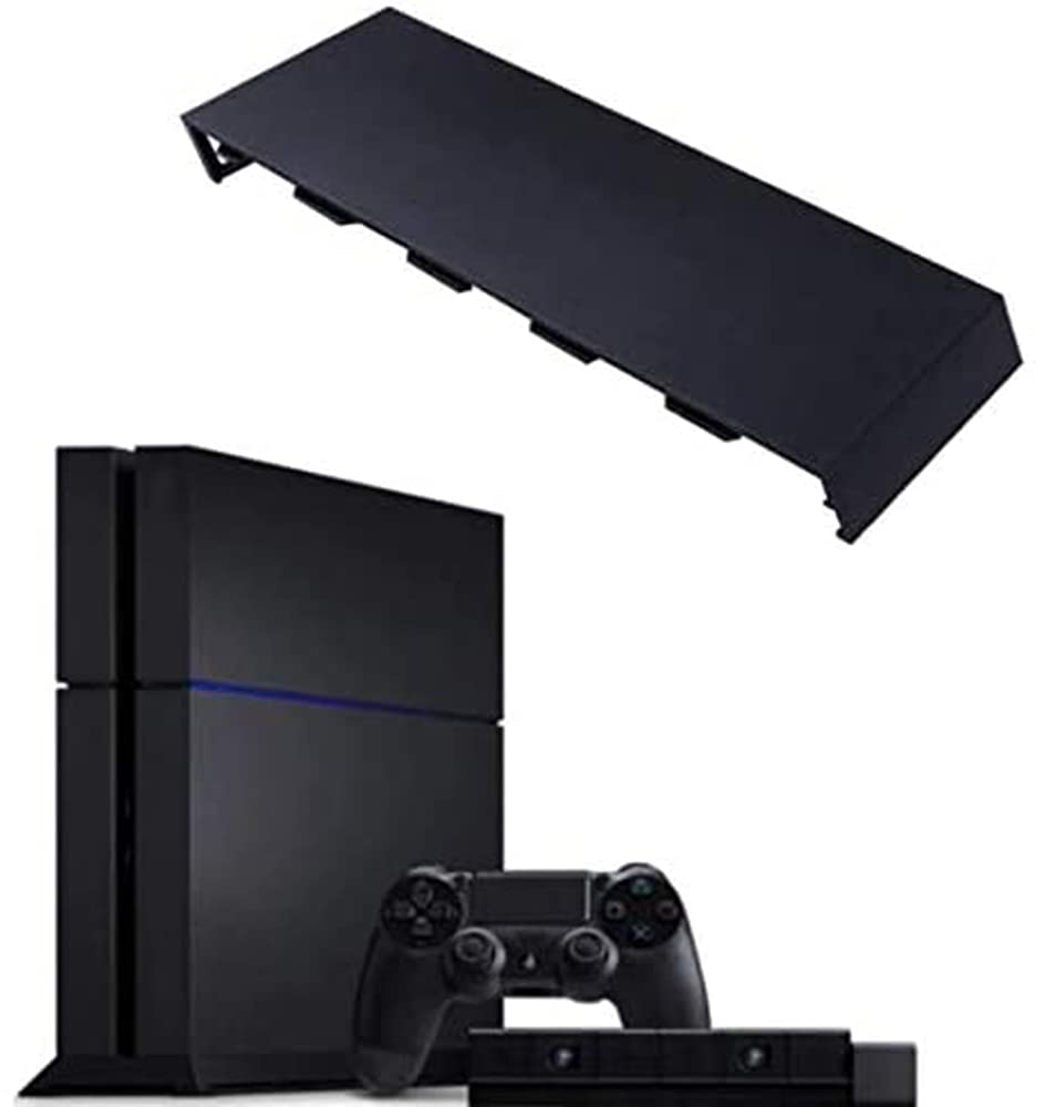 eWINNER Solid Matte HDD Bay Hard Drive Cover Shell Compatible with Playstation 4 PS4 Console Replacement Case Faceplate (Black)