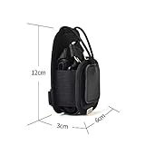 HYS Two Way Radio Case Multi-Functional Adjustable Shoulder Strap Pouch Compatible for Motorola Kenwood Midland Icom Yaesu Baofeng UV-5R Walkie Talkie - Image 5