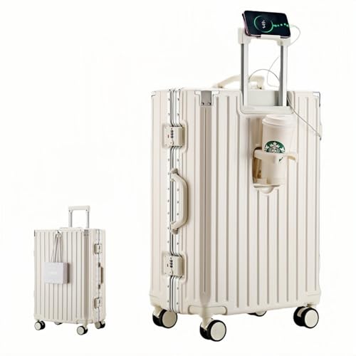 [elesnmb] �X�[�c�P�[�X �A���~�t���[���^�C�v �L�����[�P�[�X �@�������� ���@�\ �o�b�O�����t�b�N USB�|�[ �t�� �L�����[�o�b�O �J�b�v�z���_�[�t�� �X�}�z�z���_�[�t�� �y�ʑ�^ ��e�� �l�C ������� �É� 360�x��] �C�w���s �r�W�l�X