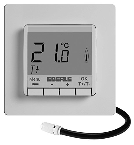 Eberle FIT np ws 527 8154 55 100 FITnp 3R Raumthermostat Unterputz 5 bis 30 °C, Reinweiß