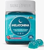 Melatonina - Melatonina Gummy - Melatonina em Goma 210mcg 60 gomas Sunflower