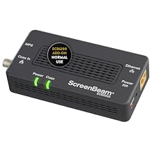 ScreenBeam Bonded MoCA 2.0 Network Adapter for High Speed Internet, Ethernet Over Coax - Single Add-On Adapter for Existing MoCA Network
