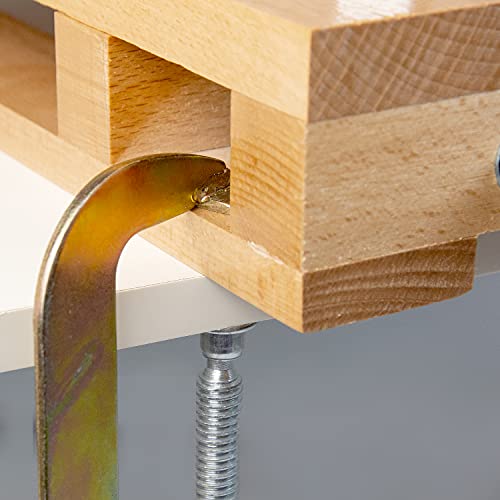 Aiwfl Hard Wood Workbench Quick Release Woodworking Vise Clamps For Woodworking Desktop Woodworking Vise Portable Smart Vice With Superior Clamping #TOP6