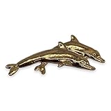 StockPins Double Dolphin Lapel Pin - Perfect Gift for Animal Lovers and Pins for Backpacks, Cute Pin