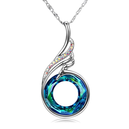 Kate Lynn Phoenix Necklaces for Women Crystal Pendant Necklace Jewelry Birthday Gifts for Women...