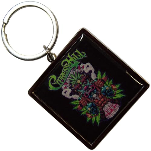 Cypress Hill - Llavero Tiki Time, Negro , Talla única
