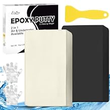 Epoxy Putty - 10oz Fast Repair Multipurpose Clay, Strong Adhesion Metal Filler Putty for Fixing Leaks, Cracks, Filling - 2 Part Epoxy Sculpt Clay for Bonding Metal, Tile, Ceramics, Plastic Black
