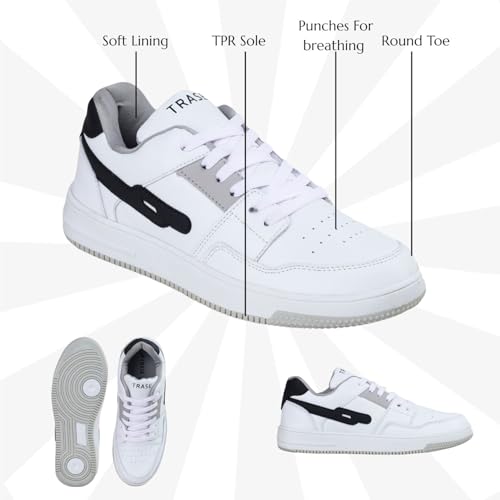 Image of TRASE Casual Sneaker Shoes for Women | Soft Cushioned Insole | Sneakers for Woman | Lightweight | Comfortable | Stylish, Trendy Girls and Women Sneakers with Laces