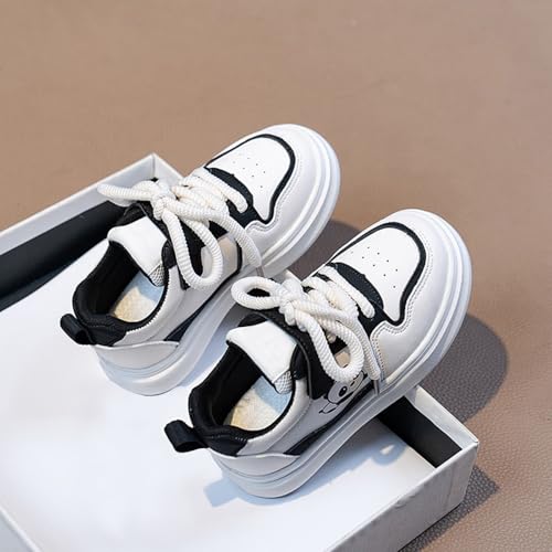 Kids Shoelace Running Sport Shoes Ankle Flat Non Slip Sneaker Baby Boys Girls Panda Light Breathable Fashion Casual Shoes3