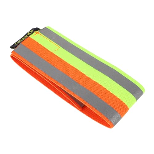 Toyvian 2Pcs Reflective Arm Bands Adjustable Safety Gear for Night Running Cycling Climbing Multi Functional Glow Wrist Bands for Enhanced Visibility and Comfort Outdoors