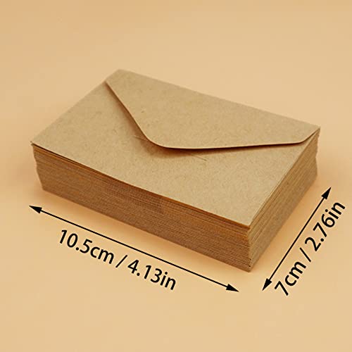 Busta Carta Kraft Retrò Buste di Carta Mini