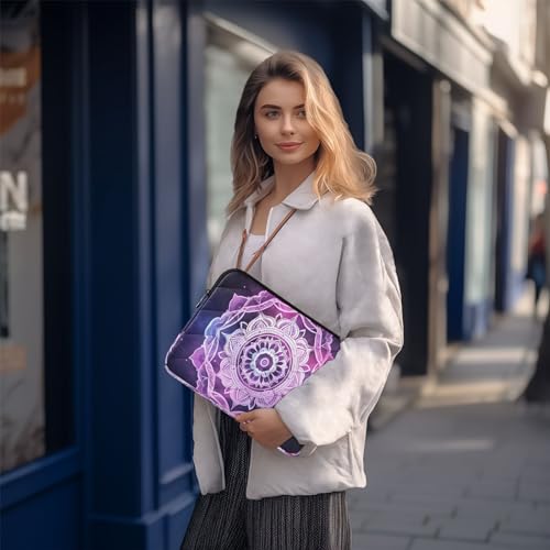 Funda para portátil 13-14 pulgadas con diseño Boho Mandala Floral miniatura 7