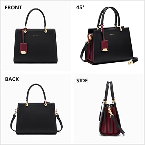 Cnoles Bolso Tote Grande de Cuero para Mujer miniatura 3
