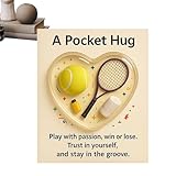 Generico Postkarte | Herzform mit Sportthema | Glückwunschkarte zur Ermutigung von Frauen, für Reisen, Arbeit, Outdoor und Outdoor, Schule, Männer, Frauen, u