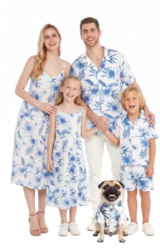 Image of Hawaii Hangover Family Matching Hawaiian Clothes, Day Dream Bloom | Family matching Hawaiian outfits, Day Dream Bloom, lightweight rayon, machine washable, tropical floral print, luaus, cruises
