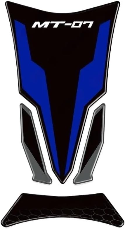 Motorcycle Tank Pad Motorcycle Fuel Tank Pad Stickers Tank Side Grip Tank Protector Tank Sticker Decals for MT-07 2021 2022 2023 2024