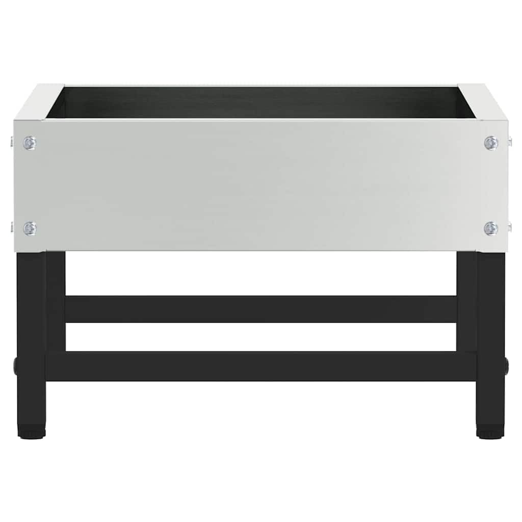 Comedero para pájaros plateado de acero galvanizado, 34 x 26 x 16 cm, capacidad de 3 kg, resistente a la intemperie y al agua, para interior y exterior, con soporte para dos lápices de