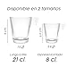 Imagen de Cia&Co Pack de 6 Tazas de cafe · Tazas Pequeñas de 8 cl · Cristal transparente