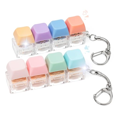 Keyboard Clicker Fidget, Keyboard Fidget Toy 2PCS Clicker Fidget Keychain Clicky Keyboard Fidget for Adults Stress Relief Anxiety Sensory - Image 8