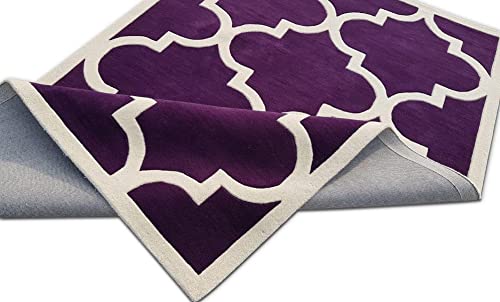 Image of Soft Pure Woolen Modern Collection Tufted Carpet for Living Room,Bedroom'Kitchen and Hall (9 X 12) Feet