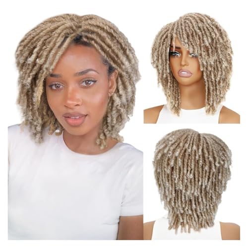Perruques de cheveux spirales dorées pour changer de tête en soirée ou au quotidien
