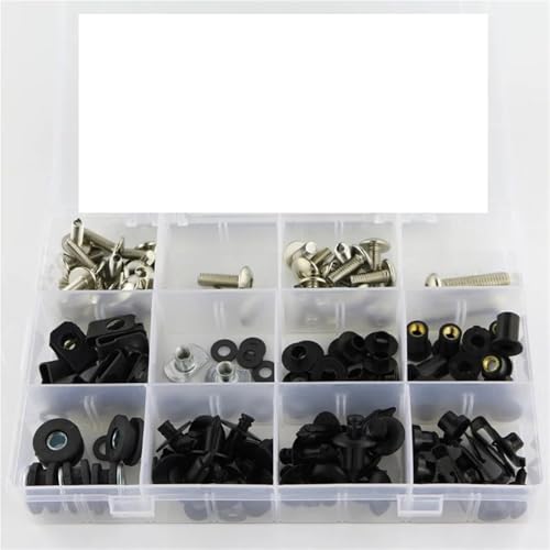 Tornillos de carenado para Suzuki GSX-R600 R750 2006 2007 kit de acero plata