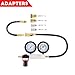 altivox Multi-Function Cylinder Leak Down Tester Automotive Kit Gasoline Engine Compression Tester Dual Gauge Leakdown Detector Tool Set for Pressure Check & Leakage Rate Test with Extension Rod