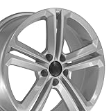 OE Wheels VW18 18 Inch Rims Fit CC Style 5x112 18x8 Gloss Silver - Hollander 69924 (Set of 4)