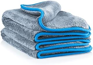 LICARGO® 2x Super Absorbent Microfibre Cloths with 1100 GSM - Ultra-Soft Plush Drying Towel Lint Free Microfibre Cloth, Car Polishing Cloth, Microfibre Car Cleaning Cloths - 42x48cm