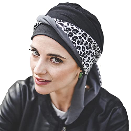 Foulard oncologique sans coutures intérieures contre l'irritation