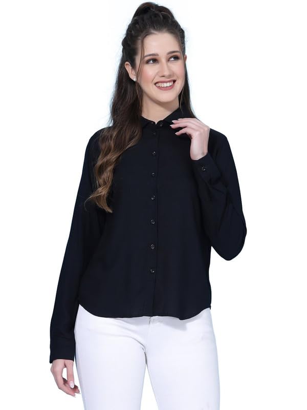 Image of OOMPH! Women's Cotton Regular Fit Floral Button Down Shirt