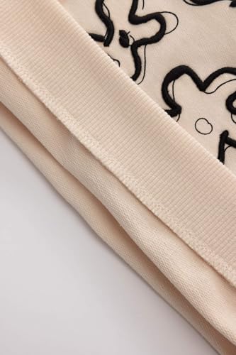 DeFacto Baby Mädchen Pullover, süßer Baby Pullover mit Langen Ärmeln - kuscheliges Baby Sweatshirt niedliches Baby Shirt Langarm für Mädchen, hochwertiger Kinderpullover,Lt.pink,18-24 Monate