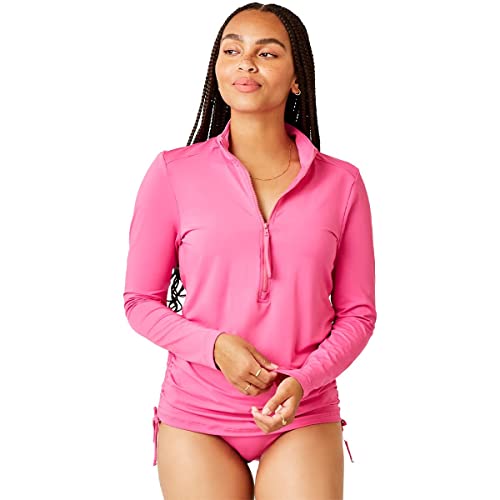 Carve Designs Women's Standard Cruz Rashguard, Fuchsia, XS