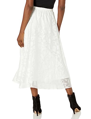 Anne Klein Women's Pull on Shirred Wb Skirt2