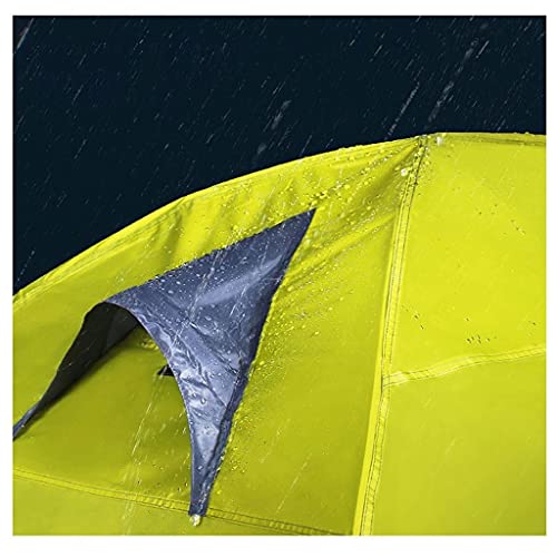 Carpa domo impermeable para camping 2 personas verde miniatura 7