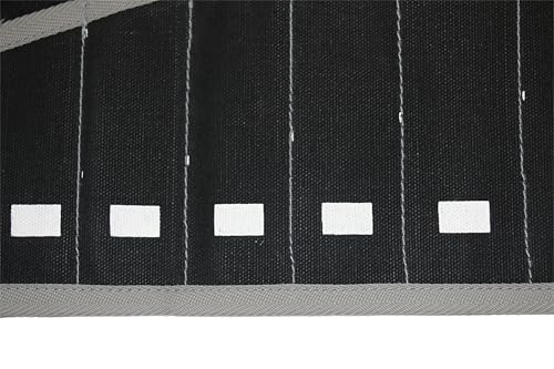 Metrisch & SAE,Schraubenschlüssel und Werkzeugtaschen-Organizer, aufrollbare Tasche, Bull-Werkzeuge, 26 Taschen, handgefertigt, schwer… – Ansicht 7