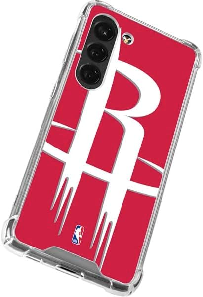 Skinit Clear Phone Case Compatible with Galaxy S23 - Officially Licensed NBA Houston Rockets Large Logo Design