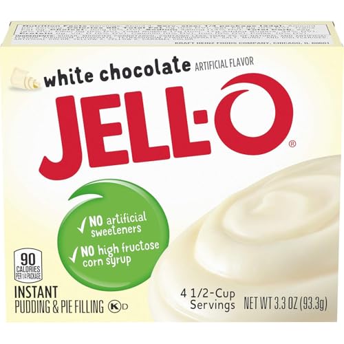 Jell-O Instant White Chocolate Pudding &amp; Pie Filling (3.3 oz Box)
