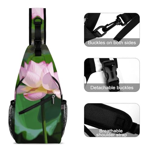 Bolso tipo cruzado casual para viaje y senderismo miniatura 3