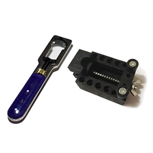 carrycarrie Watch case After Tools, Hardened Double-Sided Teeth, Adjustable Plate Hand and Adjustable Workbench, Suitable for Small and Medium-Sized Watches, Simple Operation Without Instructions