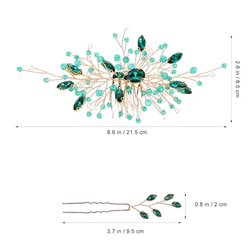 Peinetas de cristales para bodas y accesorios de cabello versátiles 2