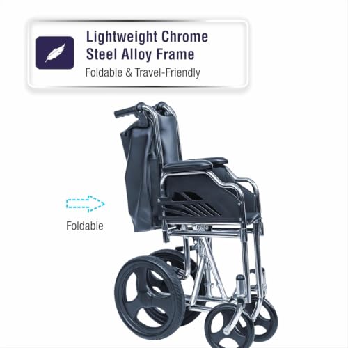 Image of VMS Careline Tour Premium Ultra Lightweight Transport Wheelchair
