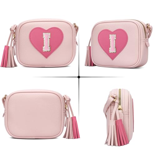 Image of KKXIU Birthday Gifts for Girls Initial Toddler Purse Cute Kids Crossbody Bag
