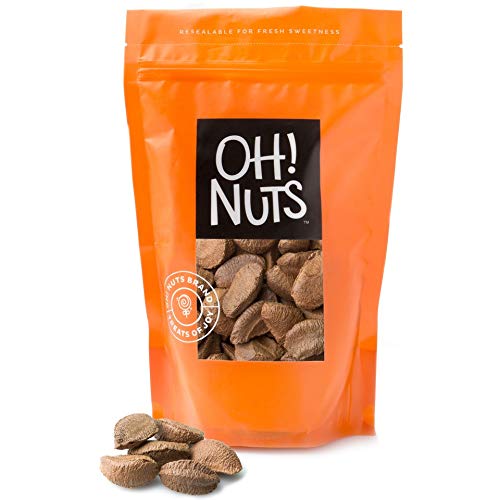Oh! Nuts® Brazil Nuts In Shell | All Natural Brazils Unshelled 2 LB Bag