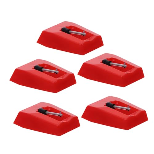 Baluue 5 pièces Aiguille Platine Vinyle Remplacement Stylet Aluminium Pour Platine Gramophone Compatible Pickup