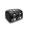 Sunbeam Wide Slot 4 Slice Toaster Black 003911 100 000