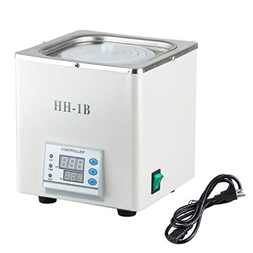 Digital Thermostatic Lab Water Bath, Single Chamber, 10-100°C Temperature Range, 3.3L, 300W